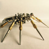 Steampunk DIY Assembly 3D Metal Mechanical Spider Clock Model Kit