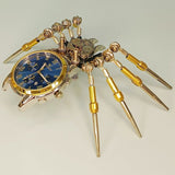 Steampunk DIY Assembly 3D Metal Mechanical Spider Clock Model Kit