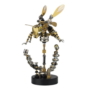 300Pcs+ Steampunk Mechanical Wasp Bee 3D Metal Insect Model