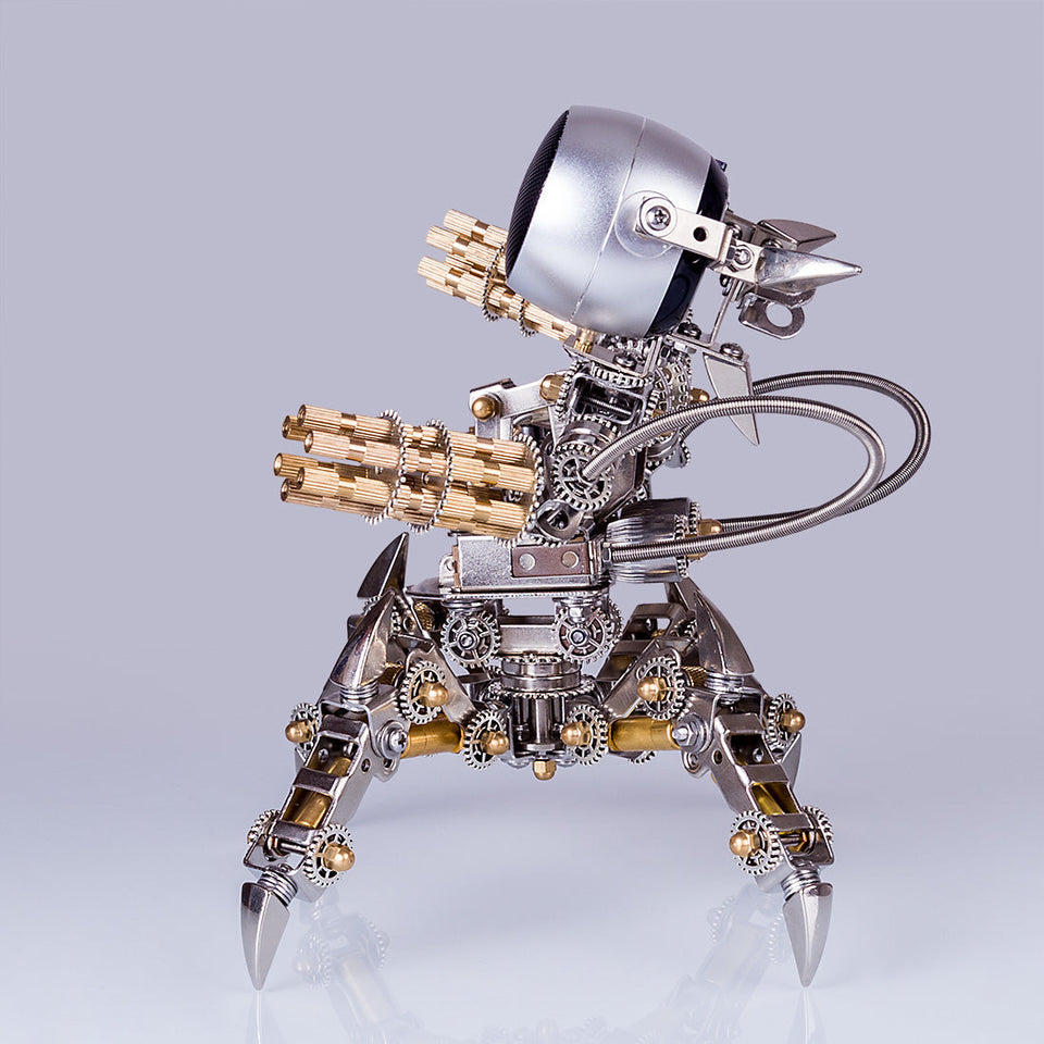 313Pcs Assembly 3D Puzzle Model Magnetic Chaser Hunter Mecha Model Bluetooth Speakers