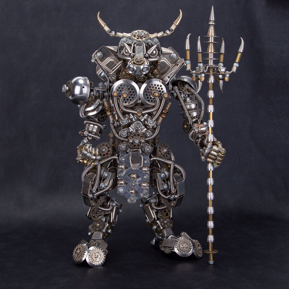 3D Minotaur Metal Puzzle Bull Head Model Mythical Creature for Adults