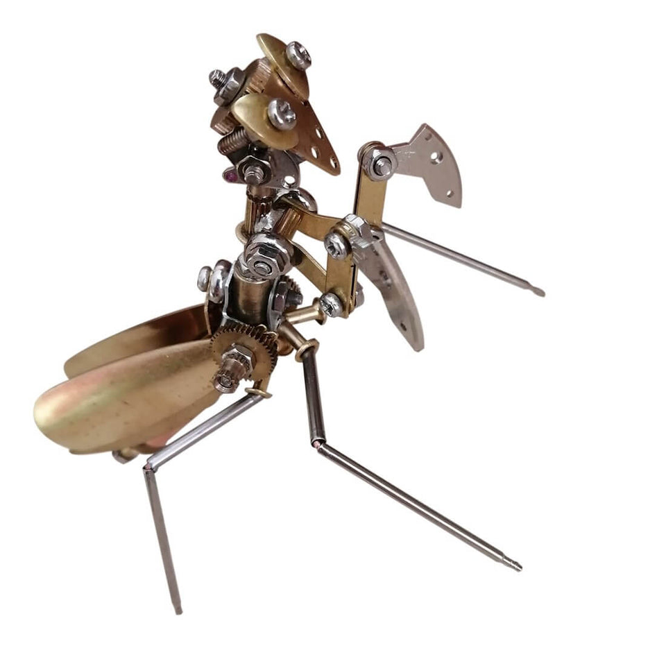 3d Metal Mechanical Insect Model  Mecha Mantis Scorpion Bee