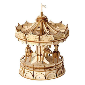 Wooden Model Enchanted Carousel