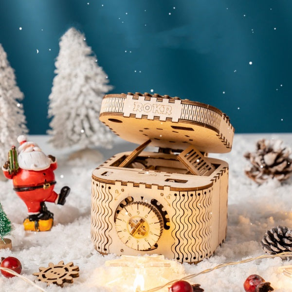 Wooden Model Treasure Box