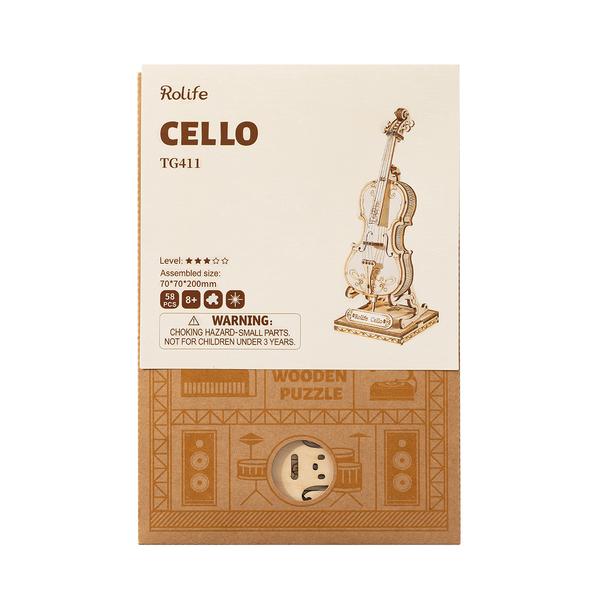 Wooden Model Cello