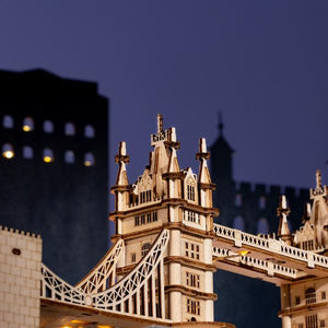 Model Wood Tower Bridge