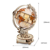 Wood Model LED Globe Lights