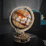 Wood Model LED Globe Lights