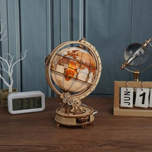 Wood Model LED Globe Lights