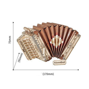 Wooden Model Accordion