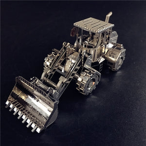KingPuzzles 3D Metal puzzle model kit Bulldozer vehicle  DIY - KingPuzzles | DIY 3D Wood & Metal Puzzles
