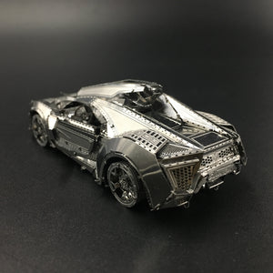 KingPuzzles 3D Metal model kit Hypersport Racing Car  DIY 3D - KingPuzzles | DIY 3D Wood & Metal Puzzles