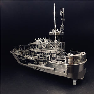 KingPuzzles 3D Metal kits DIY Puzzle Assembly  LIFEBOAT  C22201 1:100 2 Sheets Stainless Steel - KingPuzzles | DIY 3D Wood & Metal Puzzles