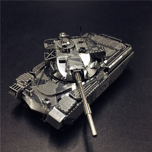 KingPuzzles 3D Metal model kit JS-2 tank Chieftain MK50 Tank  DIY 3D - KingPuzzles | DIY 3D Wood & Metal Puzzles