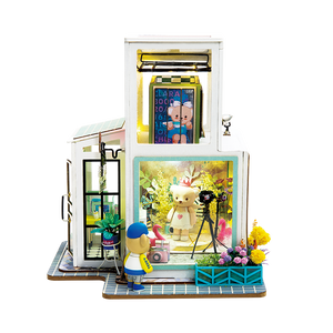 KingPuzzles 2019 New Arrival Luxury DIY House with Bear&Furniture    Model Kit Dollhouse TD - KingPuzzles | DIY 3D Wood & Metal Puzzles