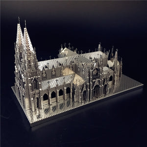 KingPuzzles 3D Puzzle Metal  St. Patrick's Cathedral Model Kits  DIY 3D - KingPuzzles | DIY 3D Wood & Metal Puzzles