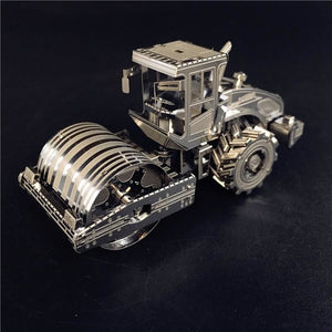 KingPuzzles 3D Metal model kit road roller vehicle  DIY - KingPuzzles | DIY 3D Wood & Metal Puzzles